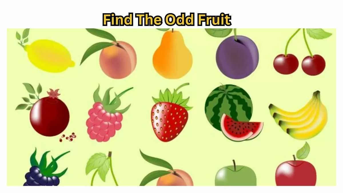 Spot The Odd Fruit Here!