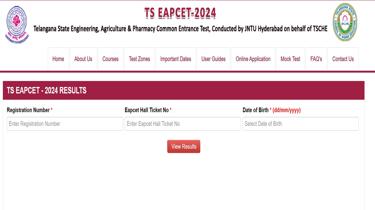 TS EAMCET Result 2024 Declared: Check TS EAPCET Rankcard at eapcet.tsche.ac.in