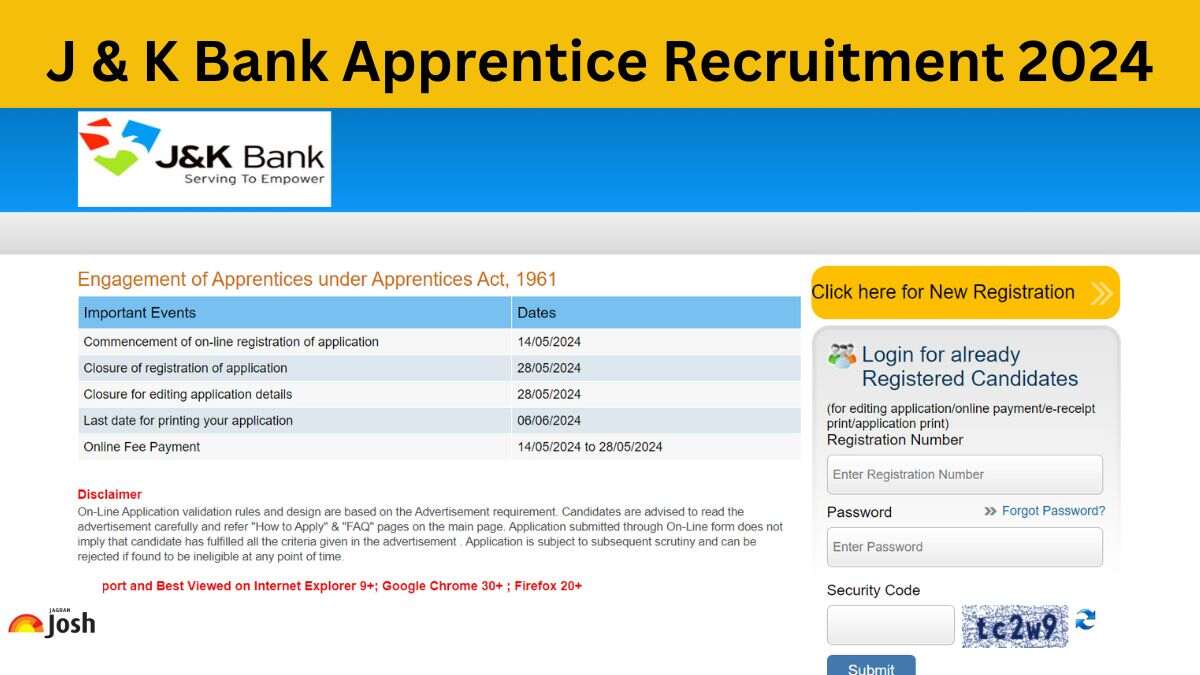 JK Bank Recruitment 2024 Apply for 276 Apprentice Vacancies at jkbank