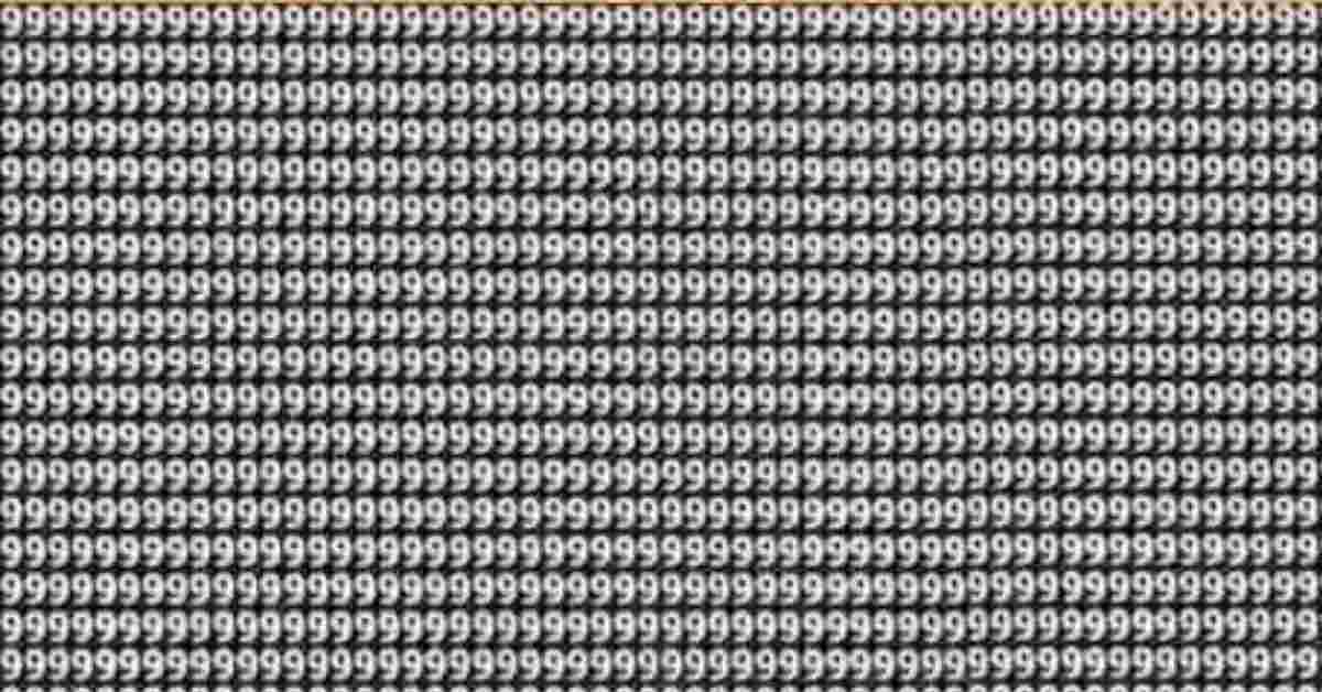 Brain Teaser: Only People With Perfect Vision Can Spot the Hidden Number 8 in 19 Seconds