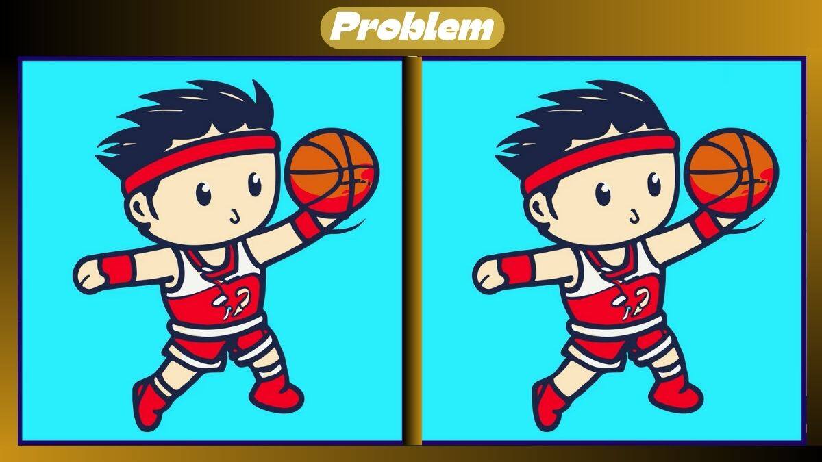Find 3 Differences In 30 Seconds In This Basketball Scene