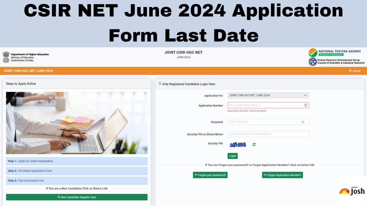 CSIR NET June 2024 Last Date Application Form Extended Till May 27