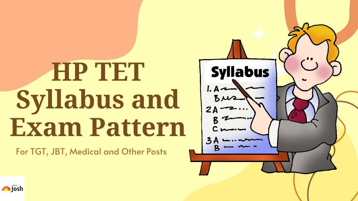 HP TET Syllabus 2024 Download PDF for TGT, Medical and Other Posts