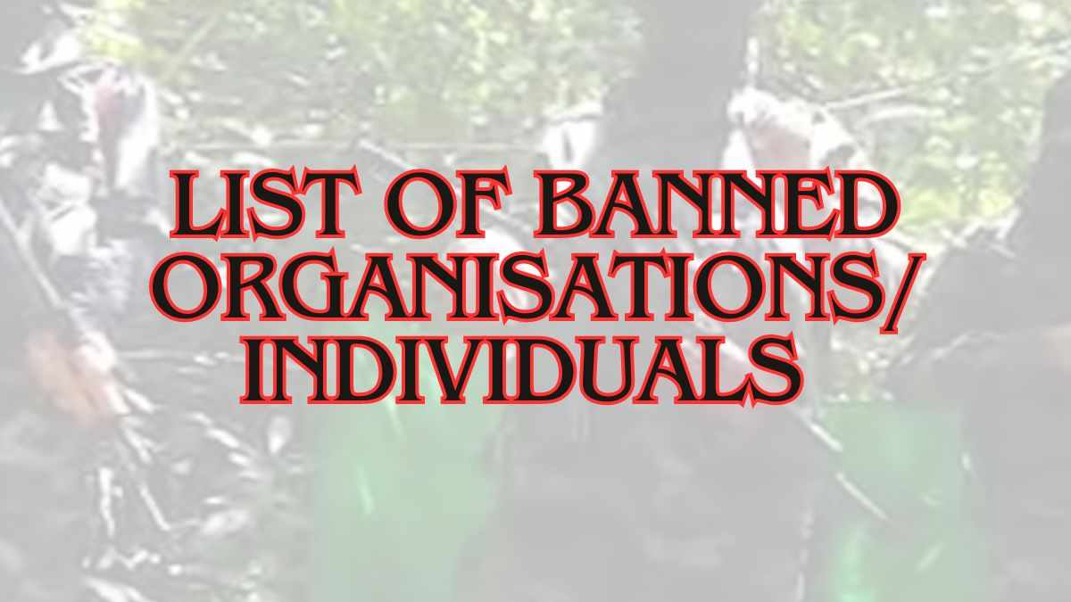National Anti-Terrorism Day 2024: List of Banned Organisations/Individuals as per MHA