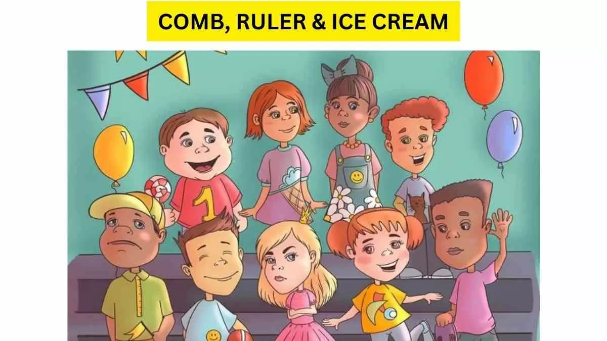 Spot Ruler, Comb and Ice-cream!