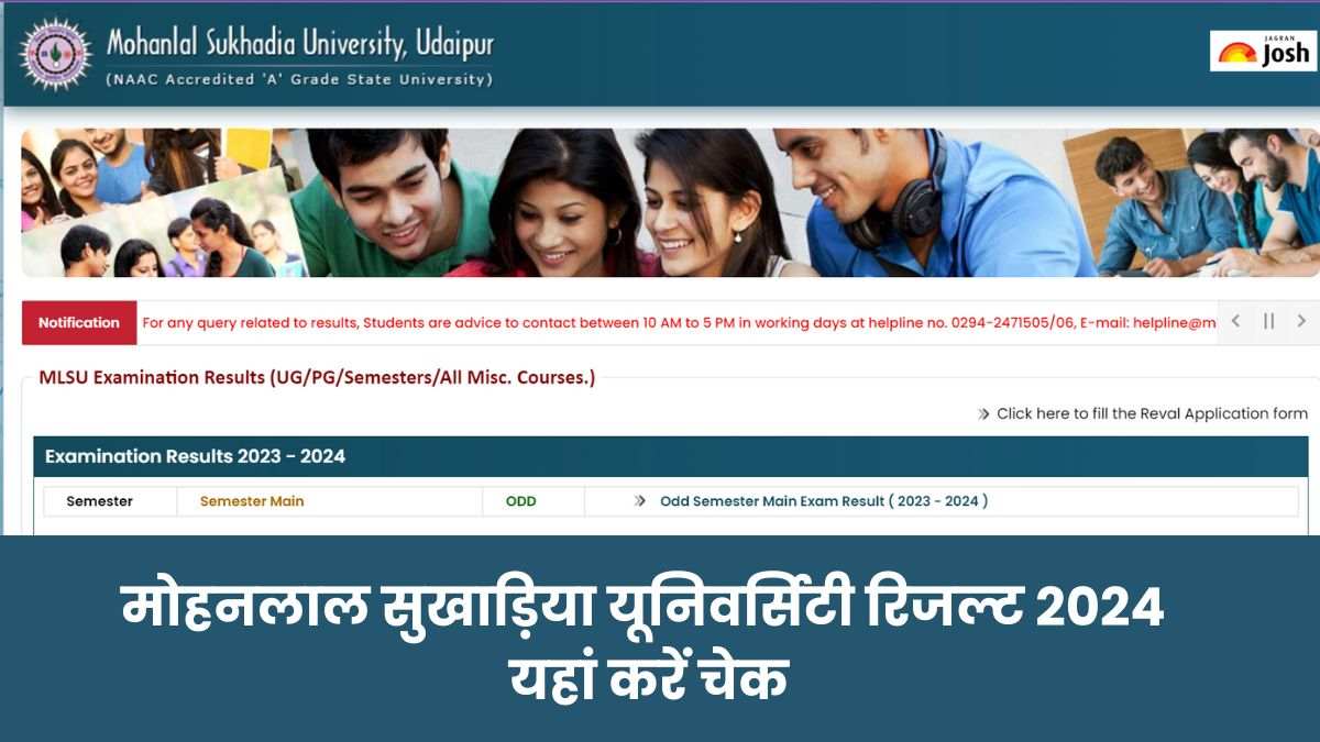 MLSU Result 2024 OUT: यहां देखें MA, MSc, BA, BSc, BCom, BBA और अन्य UG, PG डिप्लोमा मार्कशीट PDF