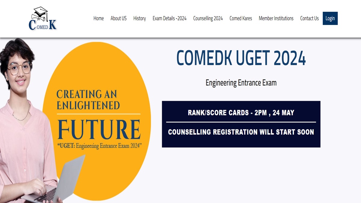 COMEDK UGET 2024 Result Date Out, Check Scorecard At 2 PM Tomorrow