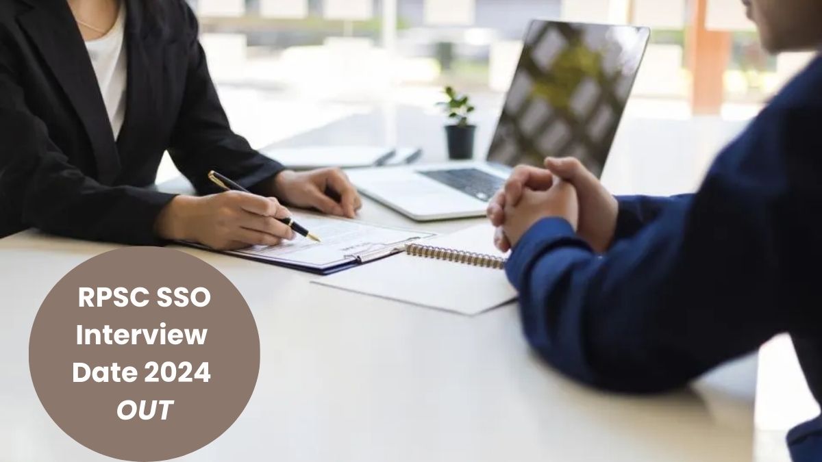  RPSC SSO Interview Date 2024 Out: राजस्थान असिस्टेंट डायरेक्टर और सीनियर सांइटिफिक ऑफिसर के लिए इंटरव्यू डेट घोषित, यहां करें चेक