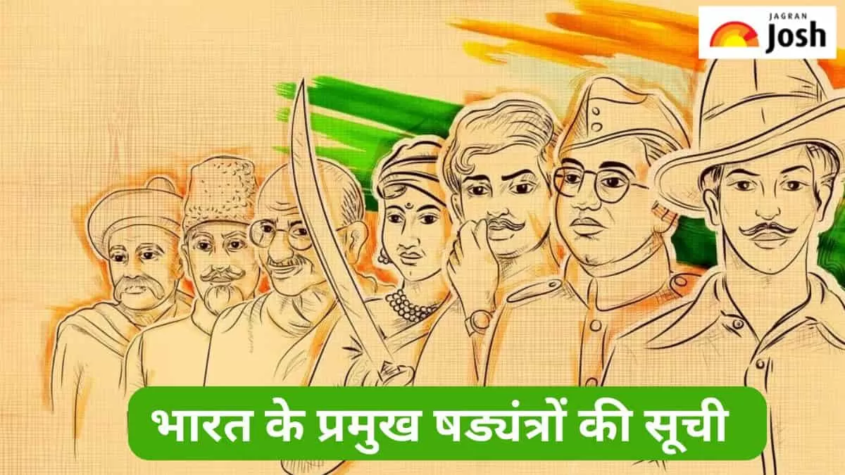 प्रमुख षड्यंत्रों की सूची