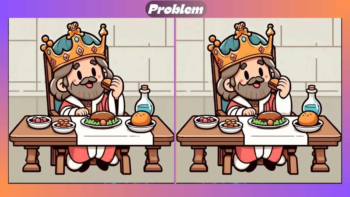 Find 3 Differences In 30 Seconds In King’s Dinner Scene