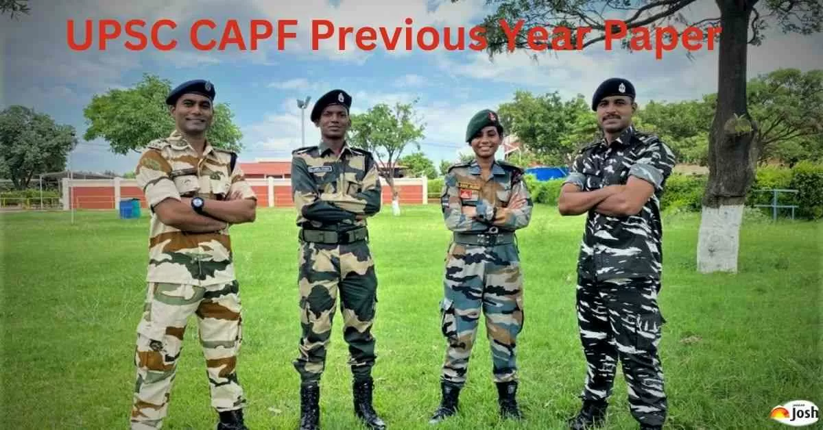 UPSC CAPF Previous Year Paper