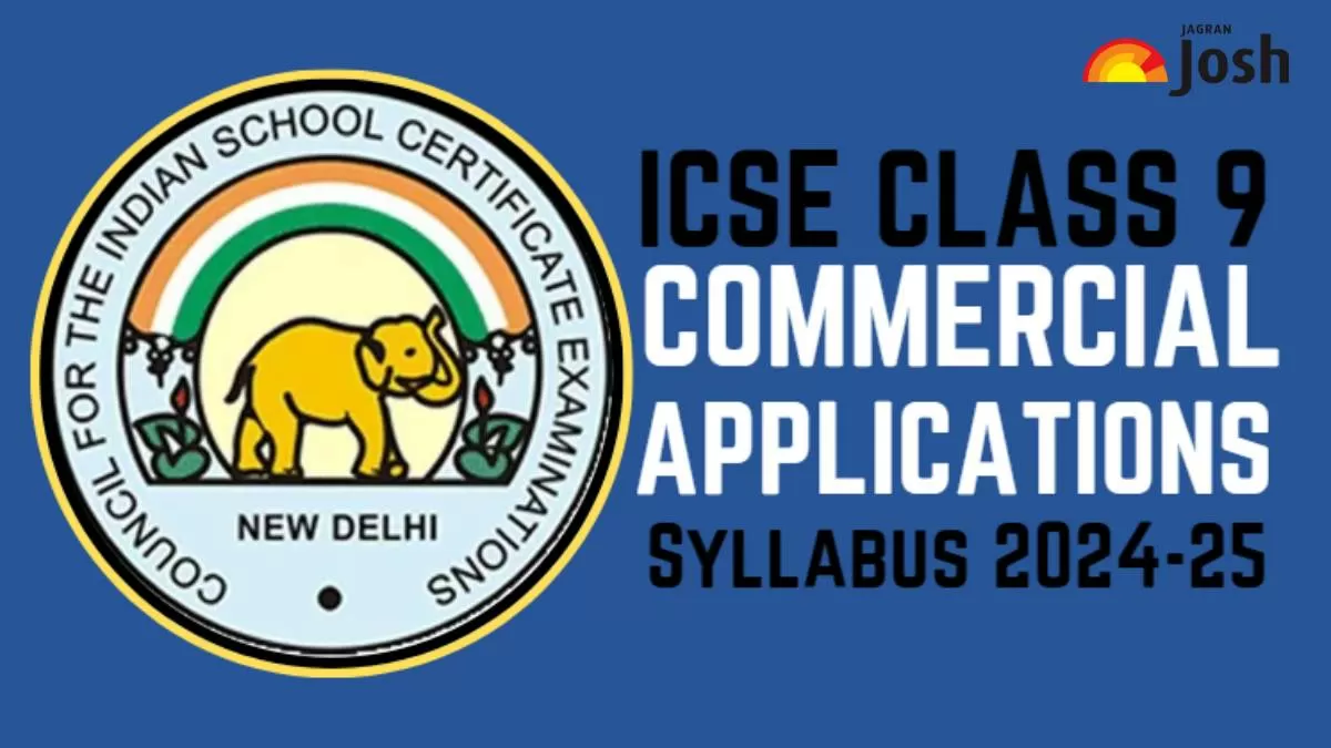 Download ICSE Class 9 Commercial Applications Syllabus 2024-25 Free PDF.
