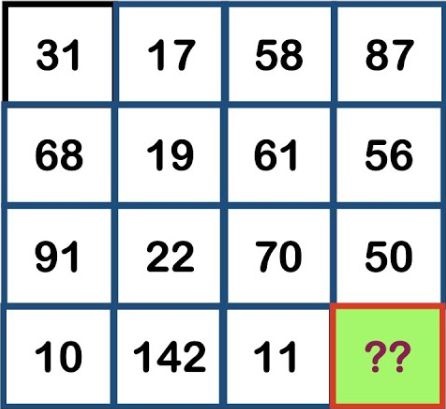 find missing number puzzles