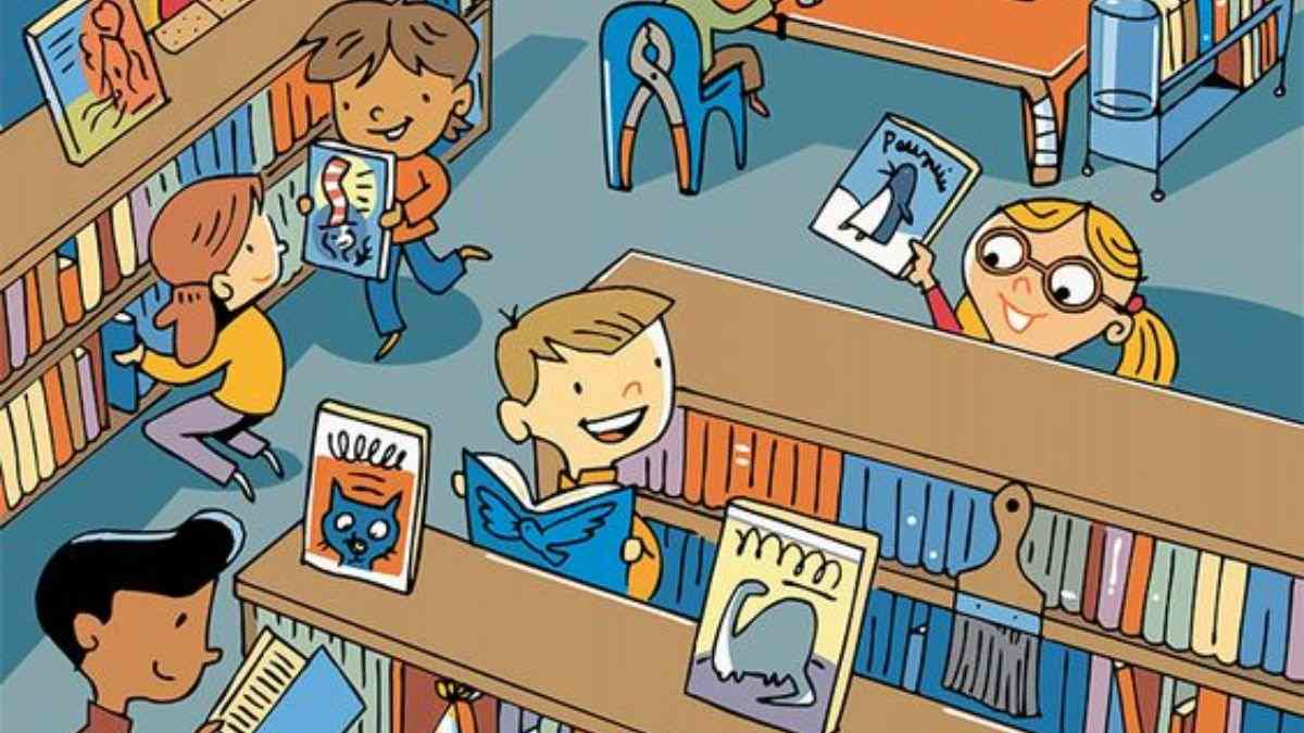 Picture Puzzle IQ Test: Only Highly Attentive Can Spot The Ladder In This Library In 8 Seconds!