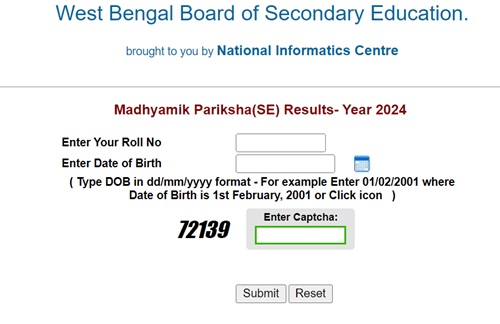 WB Madhyamik Result 2024
