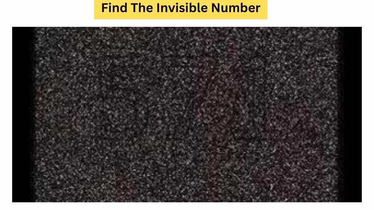 Spot The Hidden Number!