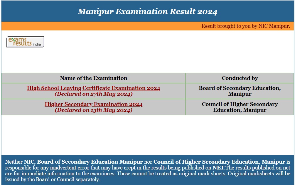 [Declared] BSEM Result 2024 Class 10 Check Manipur Class 10 Results