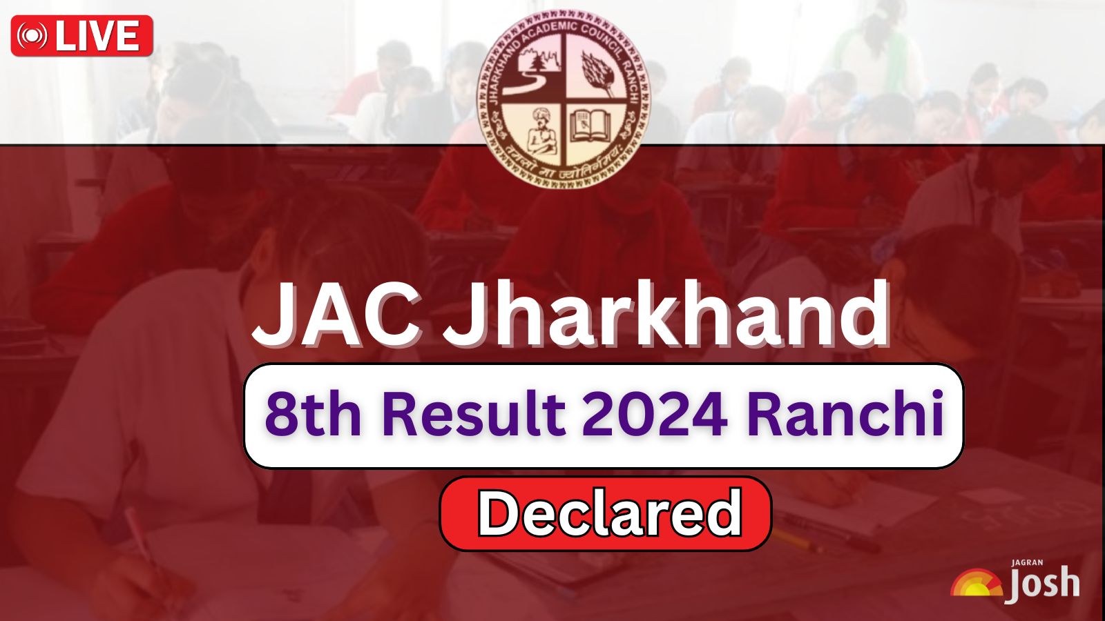 JAC 8th Result 2025 Declared Check Jharkhand Board Class 8 Results at