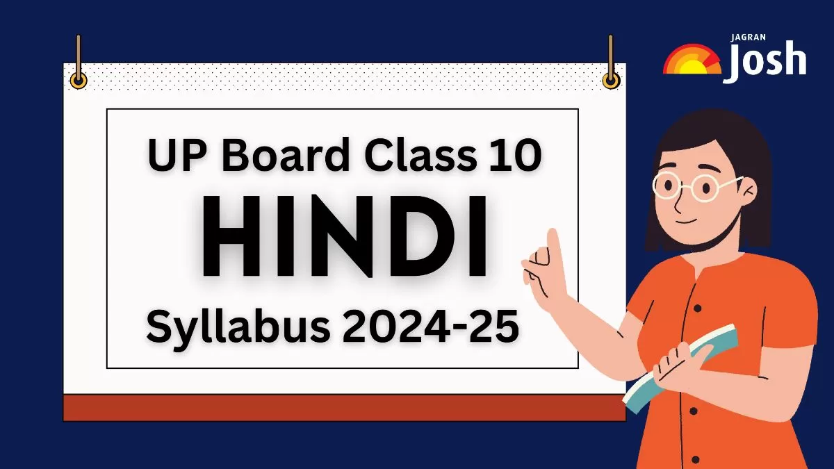 Get details of UP Board Class 10  Hindi Syllabus 2024, for the academic year 2024-25