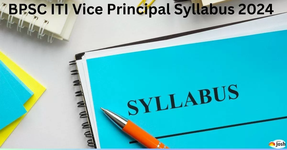BPSC ITI Vice Principal Syllabus 2024