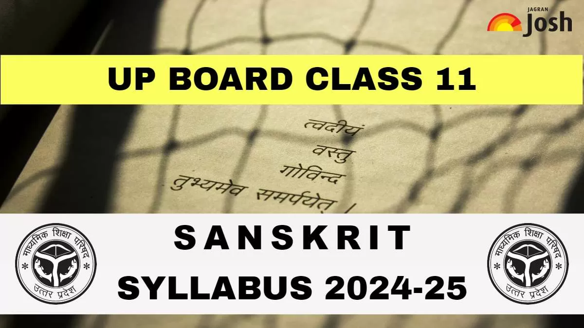 Download UP Board Class 11th Sanskrit Syllabus 2024-25 PDF