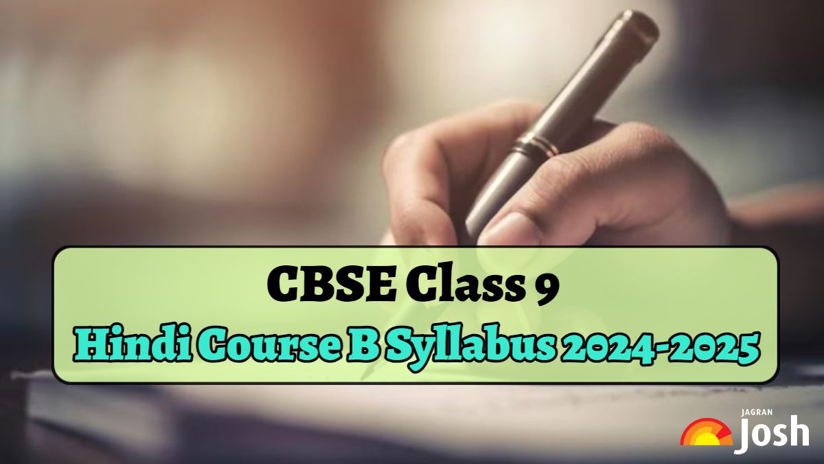 CBSE Class 9 Hindi B Syllabus 2024-2025 PDF