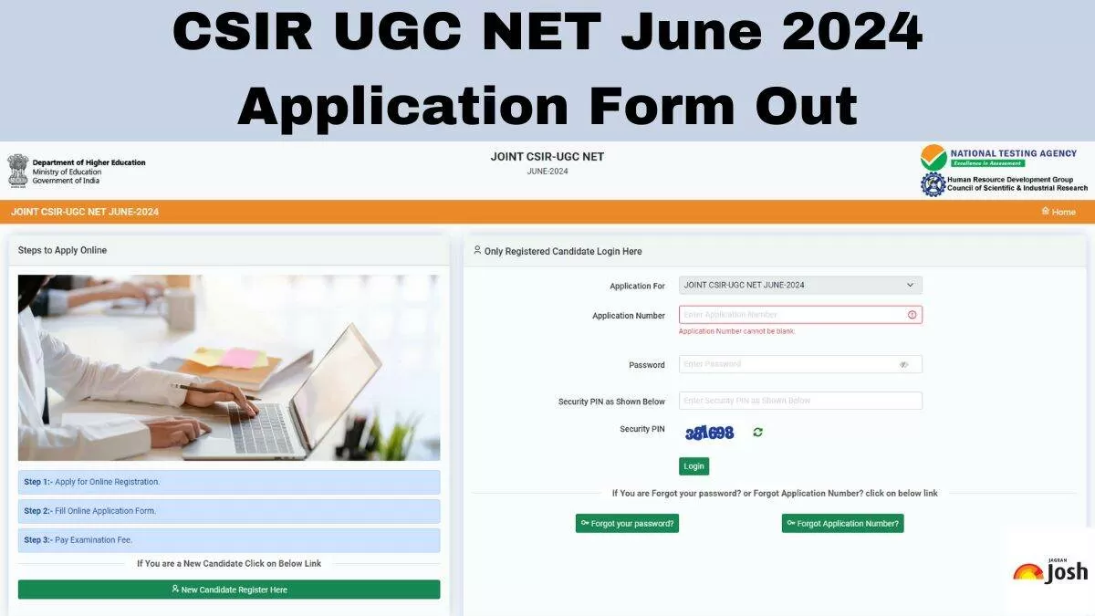 CSIR NET Application Form 2024 (Out) Direct Apply Online Link, Steps