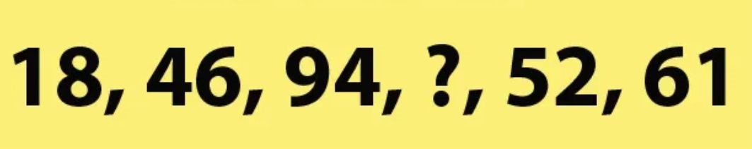 find missing numbers iq test