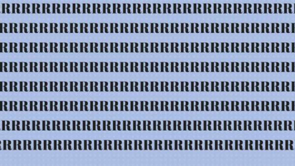 Optical Illusion Eye Test: You Have A Brain Like Computers If You Can Spot Two B's Among R's In 8 Seconds!