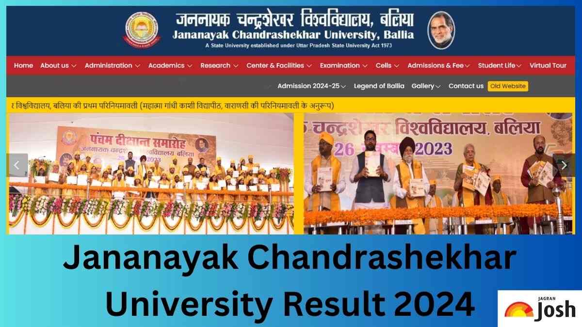 JNCU Result 2024 OUT at jncu.ac.in, Direct Link to Download UG and PG Certificate