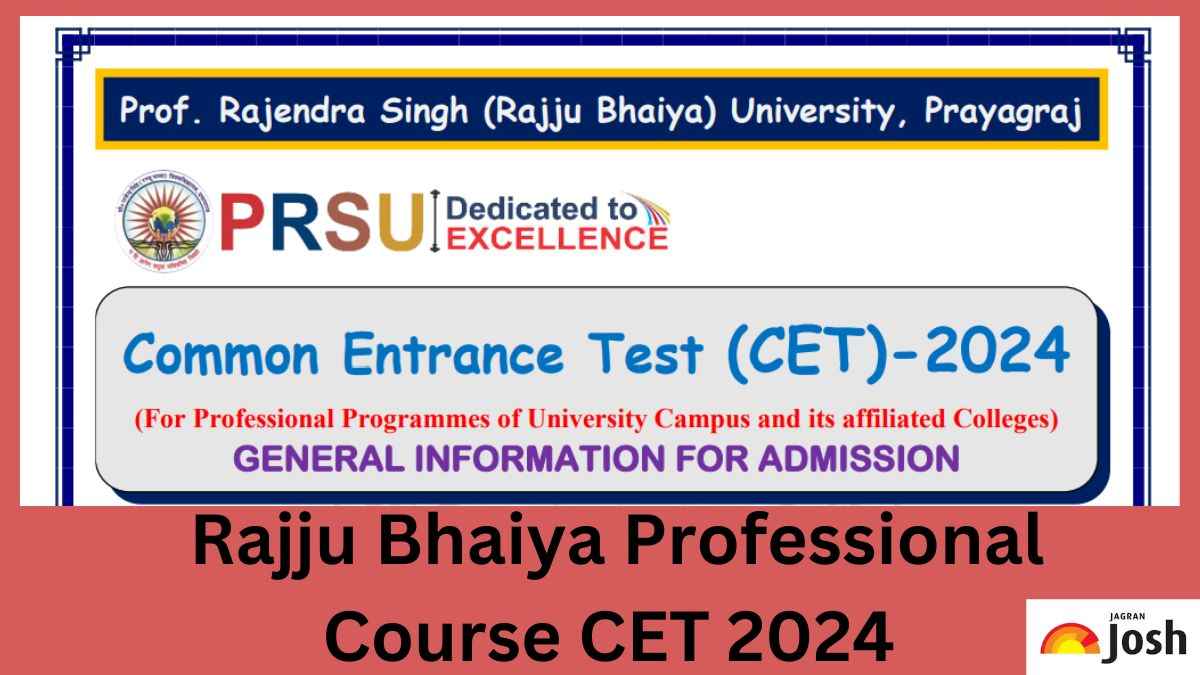 Rajju Bhaiya CET 2024: Apply Online for Entrance Exam for Professional Course, Check Eligibility