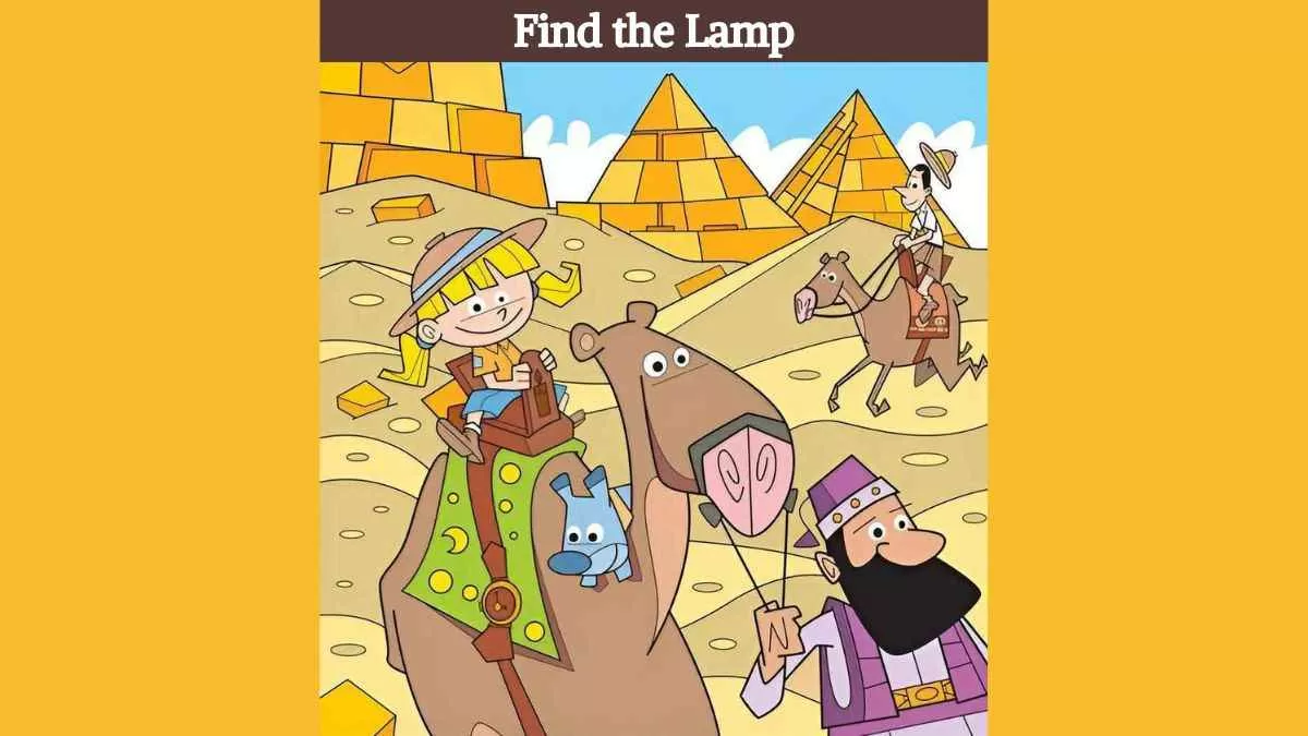 Find lamp in the desert