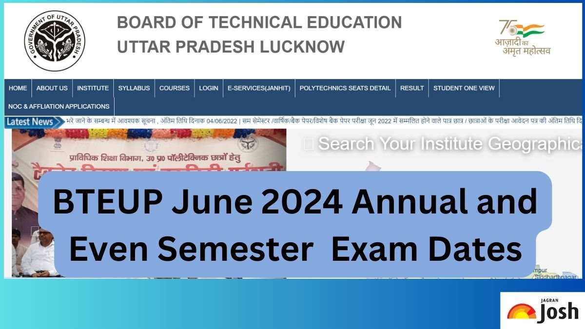 BTEUP Date Sheet 2024: Annual and Even Semester Exam Dates Out at bteup.ac.in; Check Exam Scheme PDF