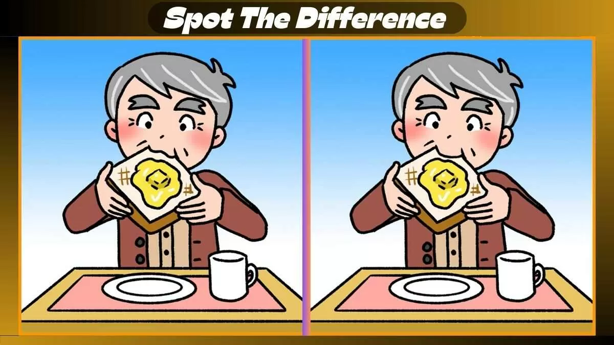 Find 3 Differences In 50 Seconds In Breakfast Scene