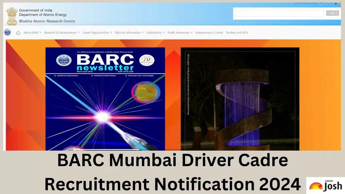 BARC Mumbai Driver Cadre Recruitment 2024