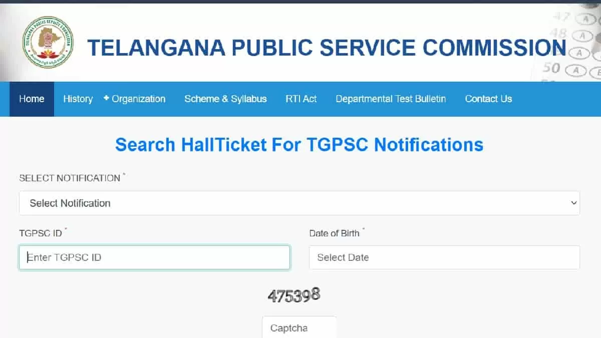 TSPSC Group 3 Hall Ticket Today at tspsc.gov.i