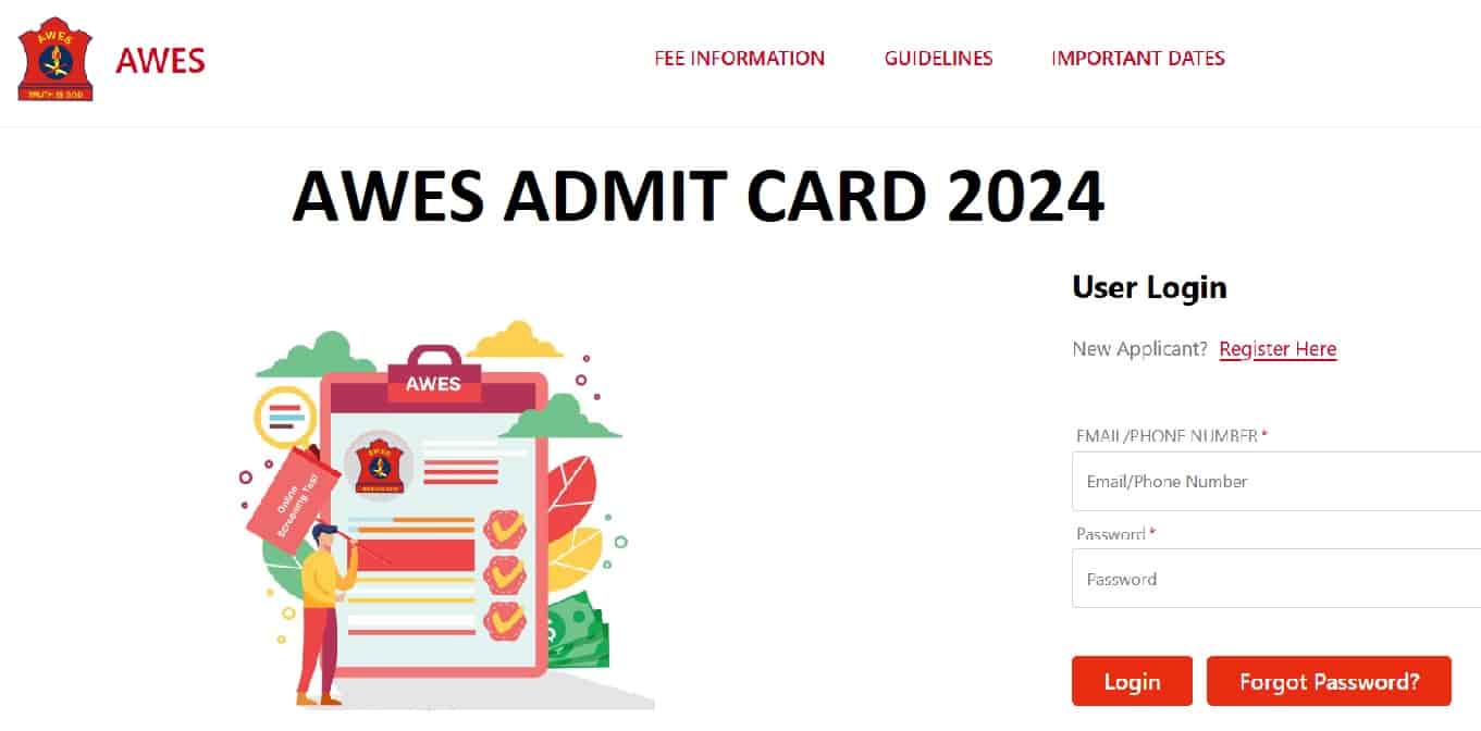 AWES Admit Card 2024 OUT at awesindia.com: Download Army Public School OST Hall Ticket
