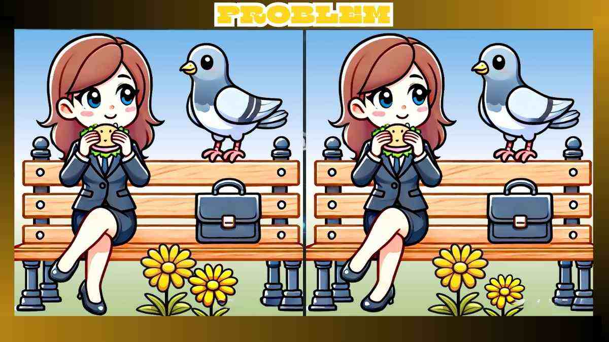 Spot 3 Differences in Girl Eating Burger Pictures - Can You Find Them in 19 Seconds