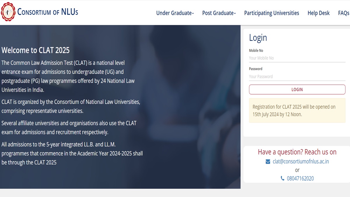 CLAT Admit Card 2025