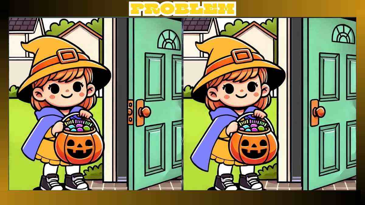 Find 3 Differences in Halloween Trick or Treat Pictures in Just 14 Seconds