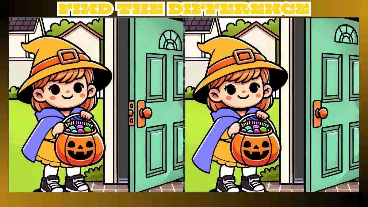 Find 3 Differences in Halloween Trick or Treat Pictures in Just 14 Seconds