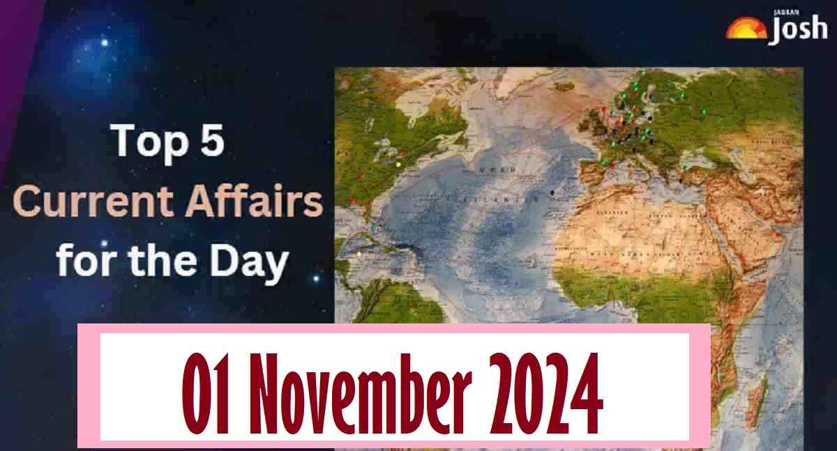Top 5 Current Affairs of the Day for Govt. Jobs: 01 November 2024-India-Saudi, Vajra Prahar, Namo Drone Didi, RSSDI And Others 