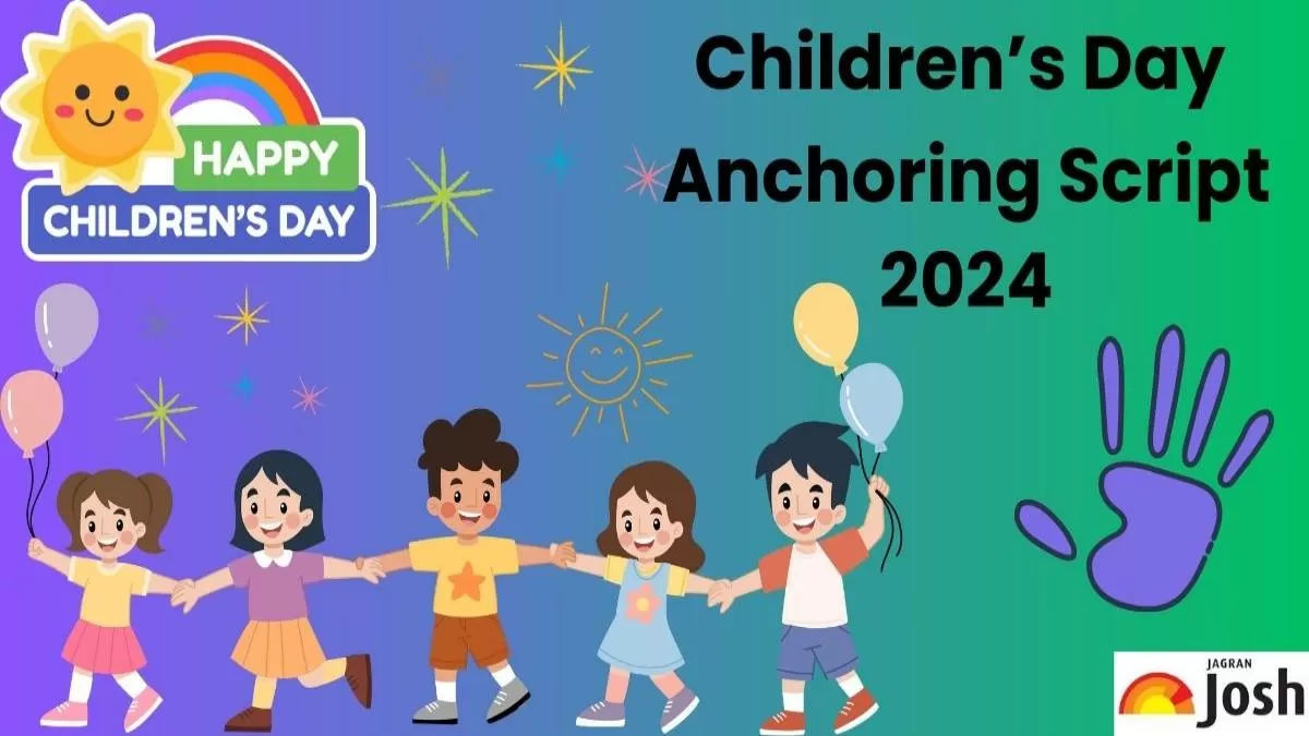Children’s Day Anchoring Script
