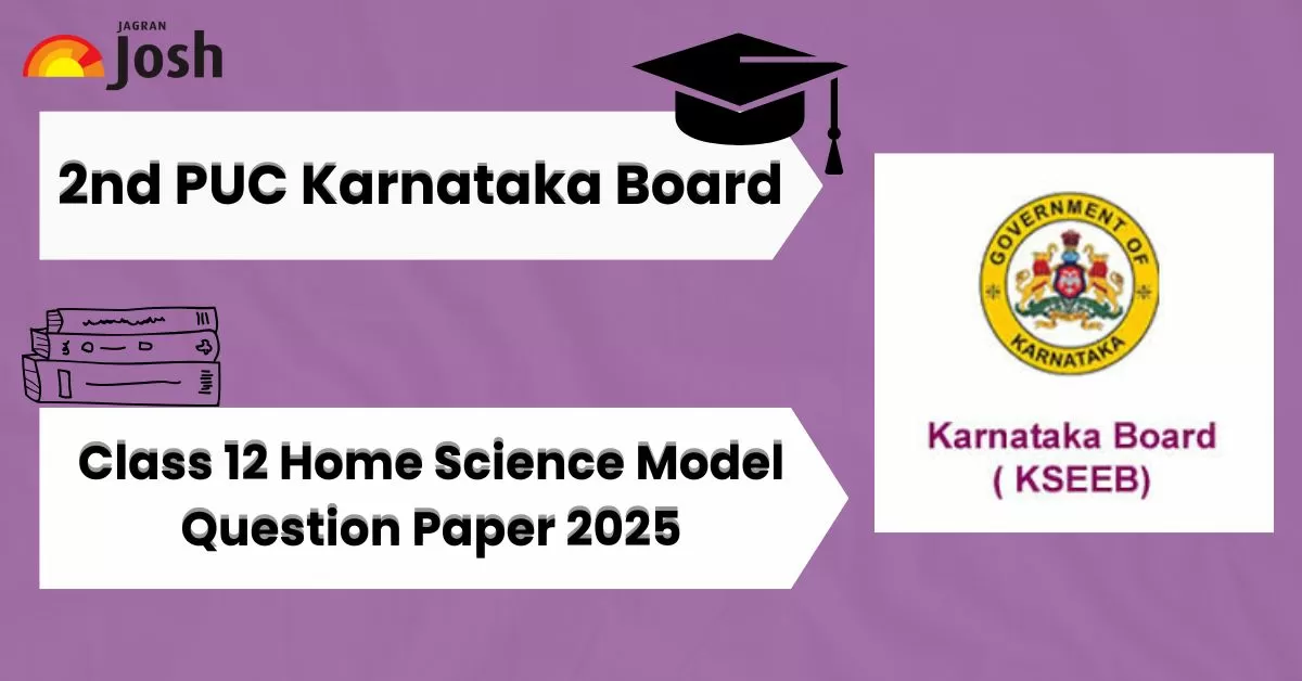 Karnataka Board Class 12th Home Science Model Paper 2025