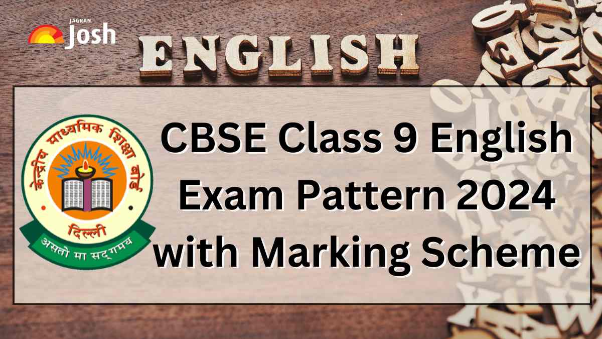 CBSE Class 9 English Exam Pattern 2024 with Marking Scheme and Topic-wise Weightage
