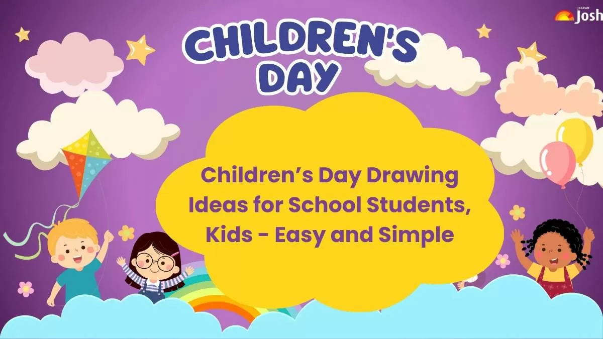 Easy and Simple Children’s Day Drawing Ideas with Images for School Students and Children.