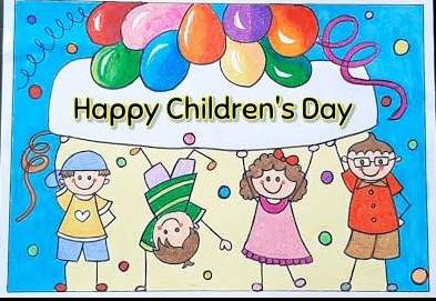 Easy and Simple Children’s Day Drawing Ideas with Images for School ...