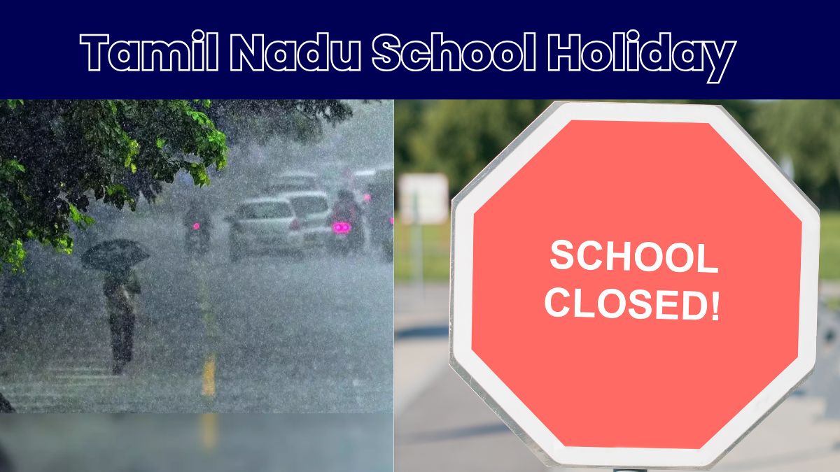 Chennai Schools Closed, Thiruvallur Students Drenched in Rain