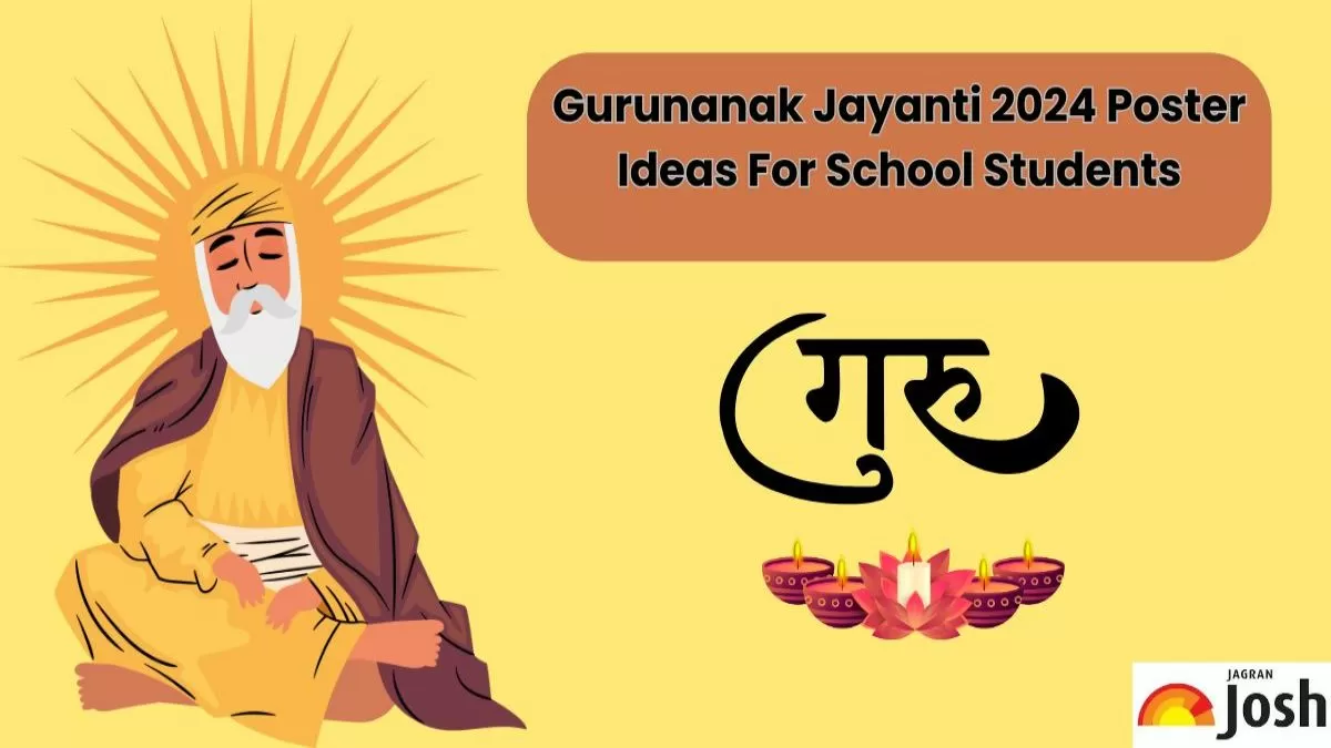 Gurunanak Jayanti 2024 Poster​ Ideas For School Students