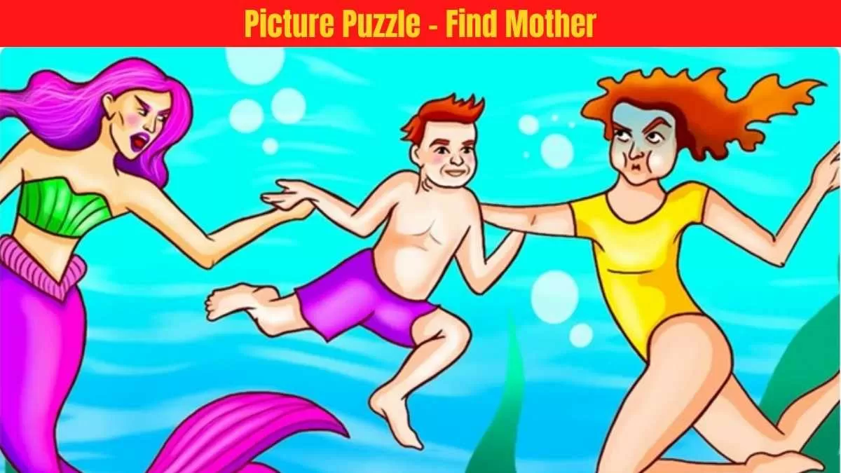 Picture Puzzle IQ Test: Spot the Mom in 10 Seconds - Only for High-IQ!